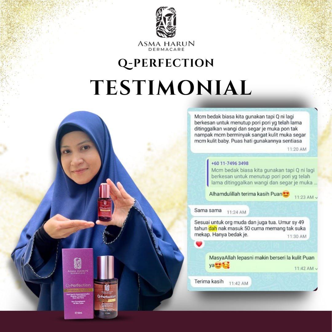Testimoni WhatsApp pelanggan 1